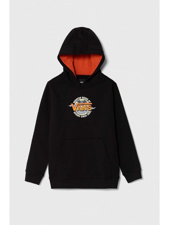 Vans Otroška črna jopica Vans Haunted House Of Vans