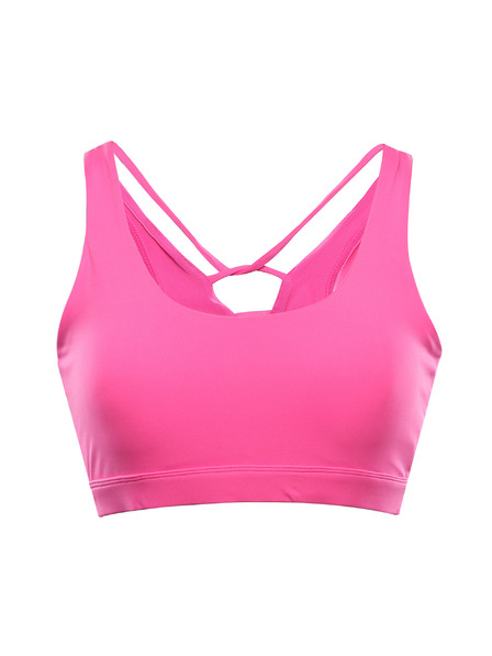ALPINE PRO Ženski hitrosušeči top s hladno suho ALPINE PRO BRATA neon pink