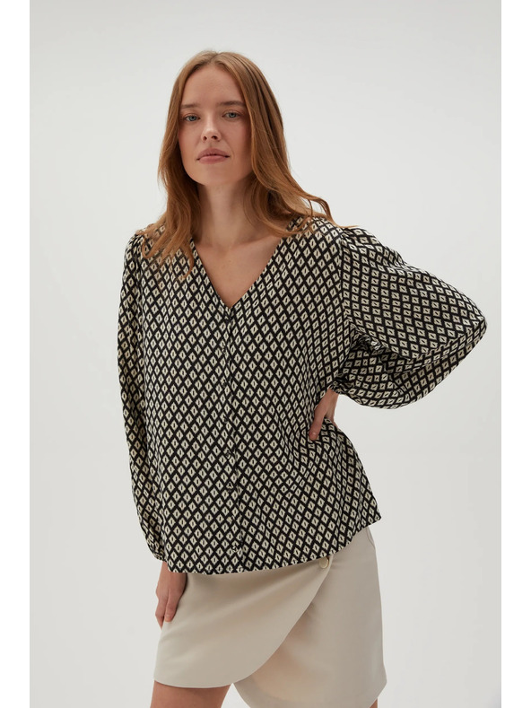 Moodo Črna ženska srajca