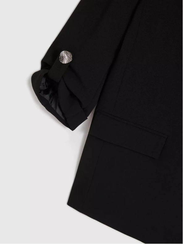 Moodo Črno žensko suknjič