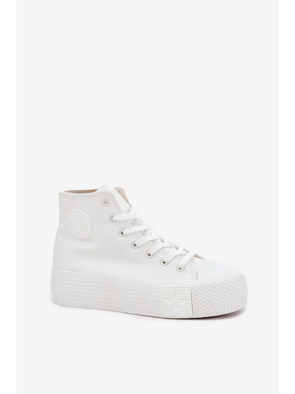BIG STAR SHOES Ženske platnenaste superge na platformi Big Star