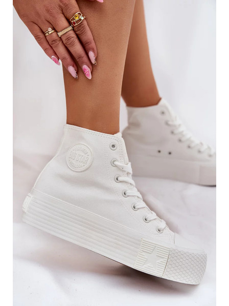 BIG STAR SHOES Ženske platnenaste superge na platformi Big Star