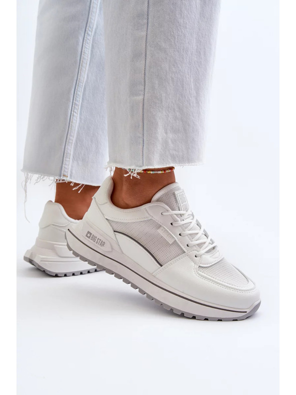 BIG STAR SHOES Ženske bele superge Big Star