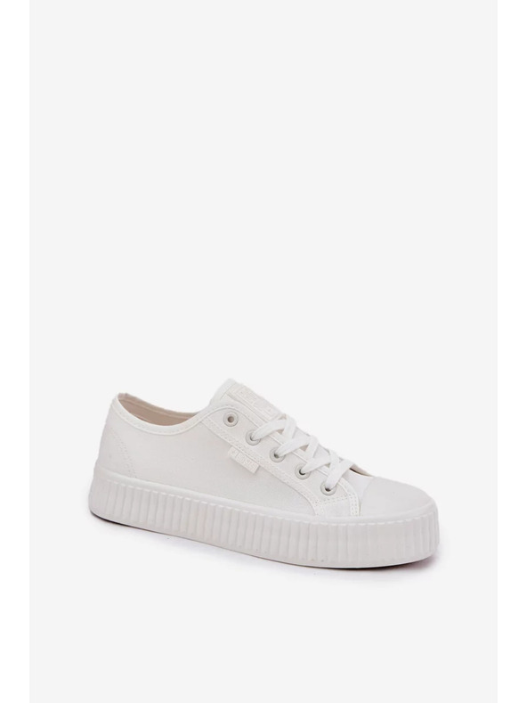 BIG STAR SHOES Ženske platnenaste superge na platformi Big Star