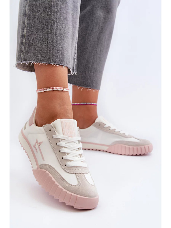 BIG STAR SHOES Ženske nizke superge Big Star rožnate