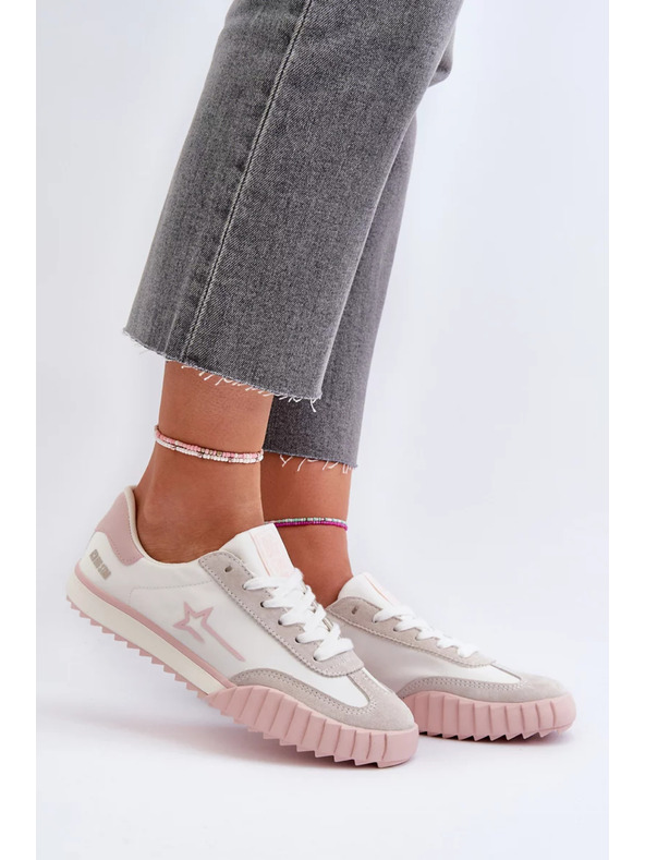 BIG STAR SHOES Ženske nizke superge Big Star rožnate