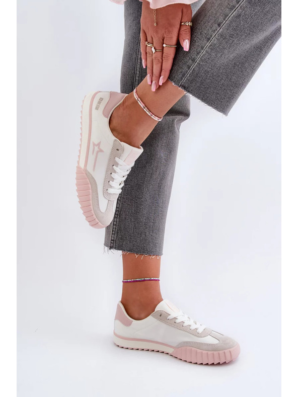 BIG STAR SHOES Ženske nizke superge Big Star rožnate