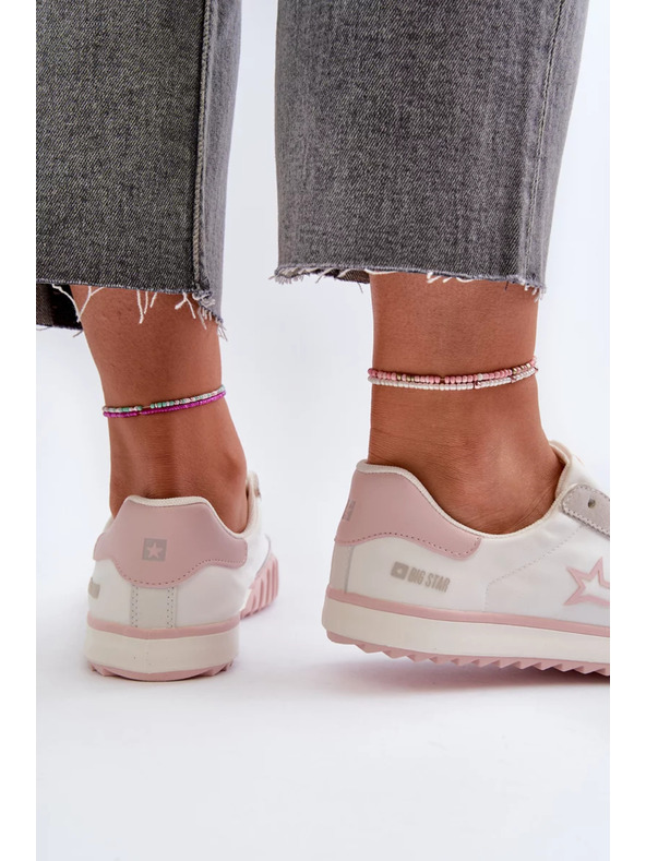 BIG STAR SHOES Ženske nizke superge Big Star rožnate
