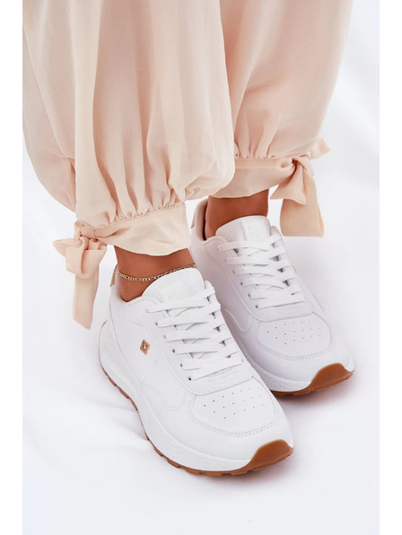 BIG STAR SHOES Ženske stilske čevlje Big Star HI-POLY SYSTEM – bele