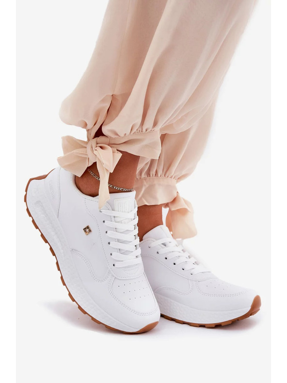 BIG STAR SHOES Ženske stilske čevlje Big Star HI-POLY SYSTEM – bele