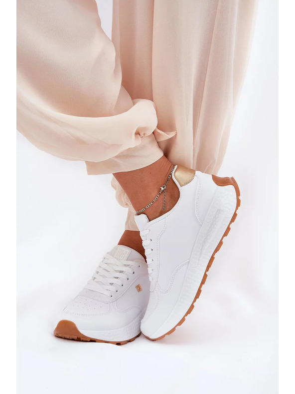 BIG STAR SHOES Ženske stilske čevlje Big Star HI-POLY SYSTEM – bele