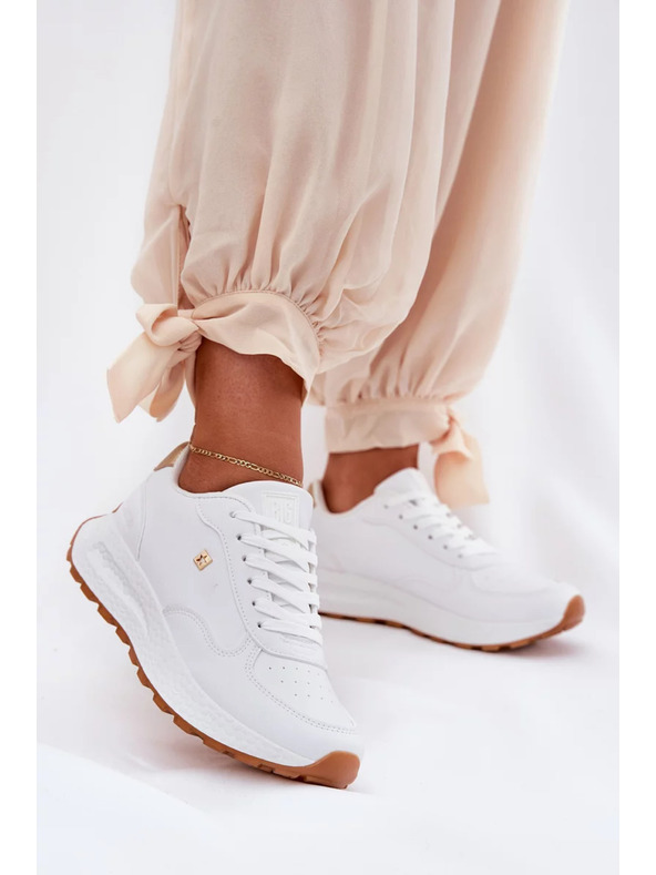 BIG STAR SHOES Ženske stilske čevlje Big Star HI-POLY SYSTEM – bele