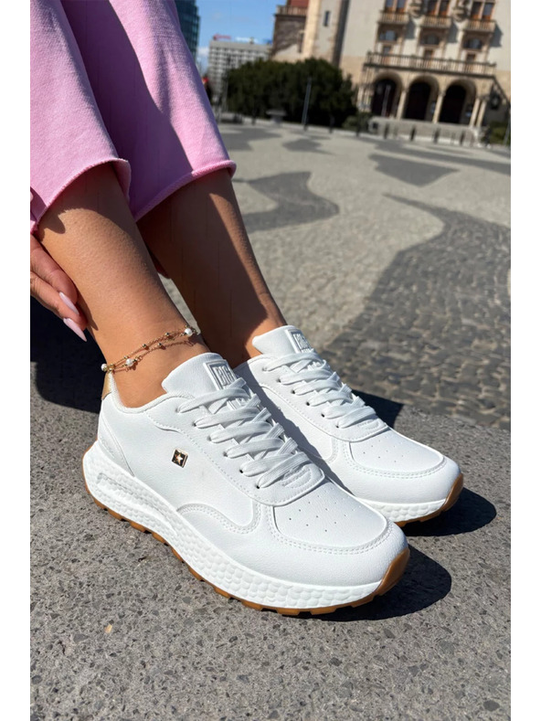 BIG STAR SHOES Ženske stilske čevlje Big Star HI-POLY SYSTEM – bele