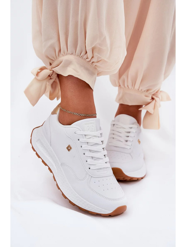 BIG STAR SHOES Ženske stilske čevlje Big Star HI-POLY SYSTEM – bele