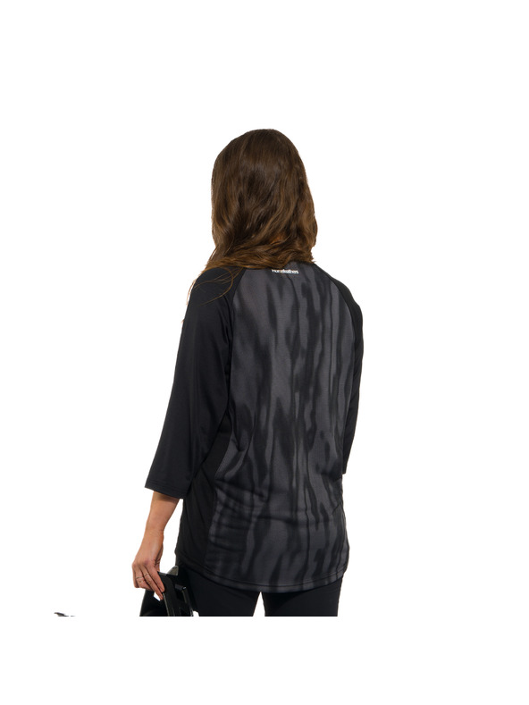 Horsefeathers Kolesarska majica Spike 3/4 - poltonska/črna HORSEFEATHERS