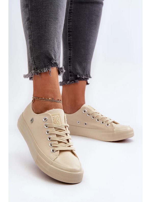 BIG STAR SHOES Klasične ženske superge Big Star - Bež
