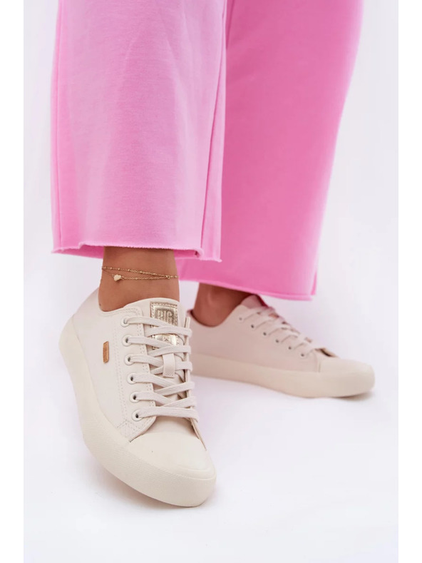 BIG STAR SHOES Ženske platnen superge Big Star – bež