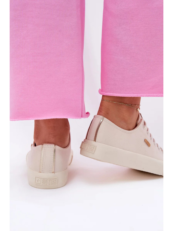 BIG STAR SHOES Ženske platnen superge Big Star – bež