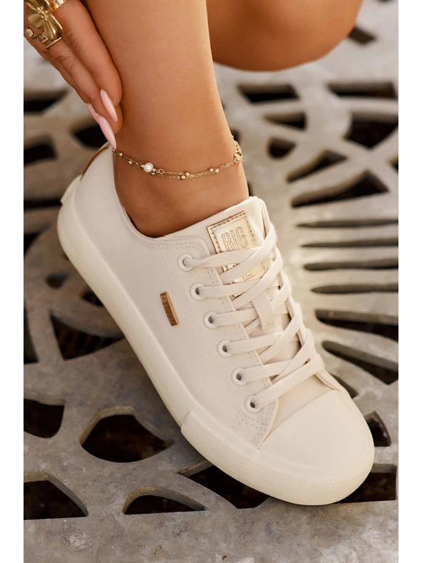 BIG STAR SHOES Ženske platnen superge Big Star – bež