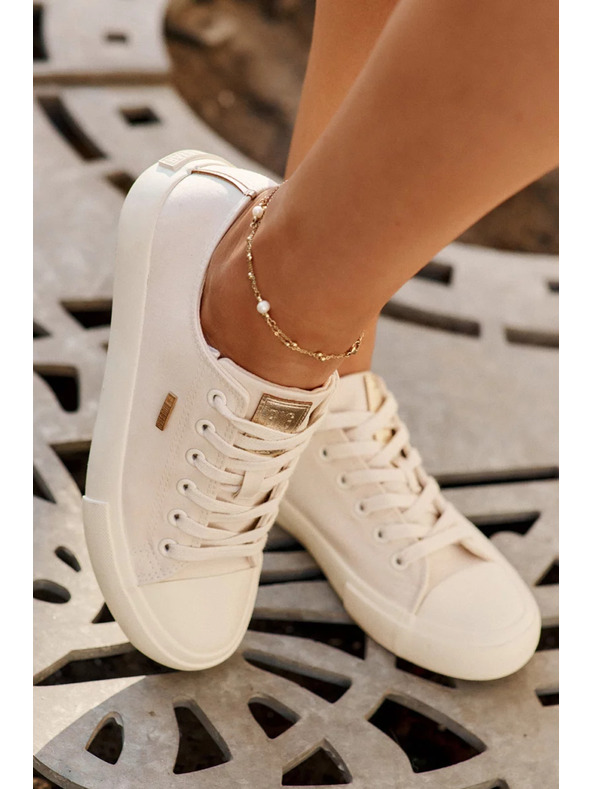 BIG STAR SHOES Ženske platnen superge Big Star – bež