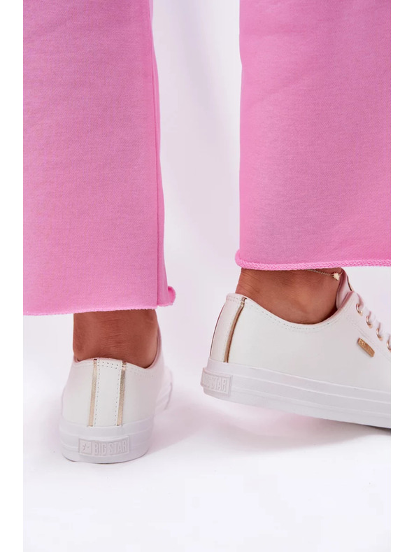 BIG STAR SHOES Ženske superge iz EKO usnja Big Star – bele