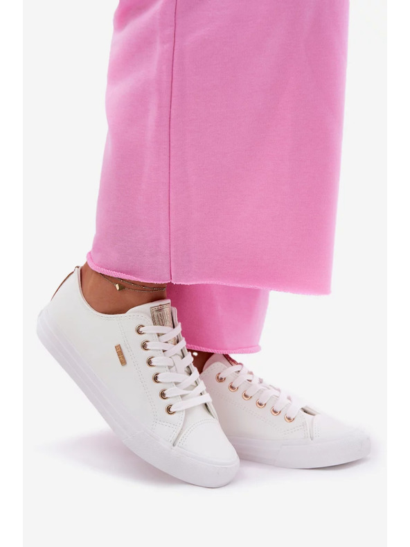 BIG STAR SHOES Ženske superge iz EKO usnja Big Star – bele