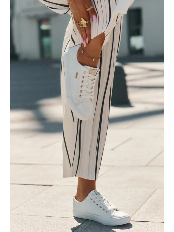 BIG STAR SHOES Ženske superge iz EKO usnja Big Star – bele