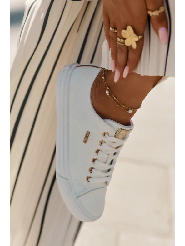 BIG STAR SHOES Ženske superge iz EKO usnja Big Star – bele