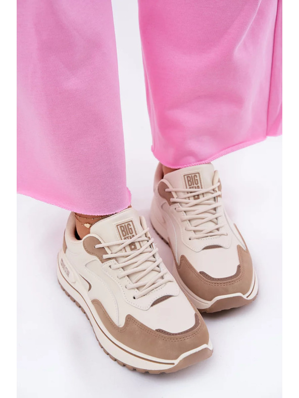 BIG STAR SHOES Ženske superge Big Star HI-POLY SYSTEM – bež