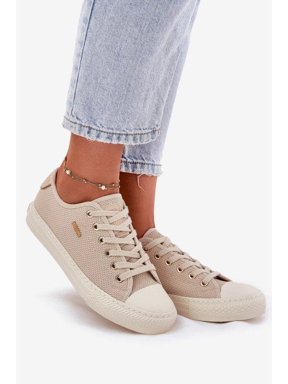 BIG STAR SHOES Ženske platnen superge Big Star – bež