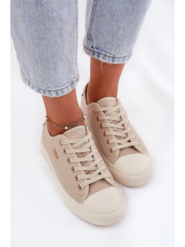 BIG STAR SHOES Ženske platnen superge Big Star – bež