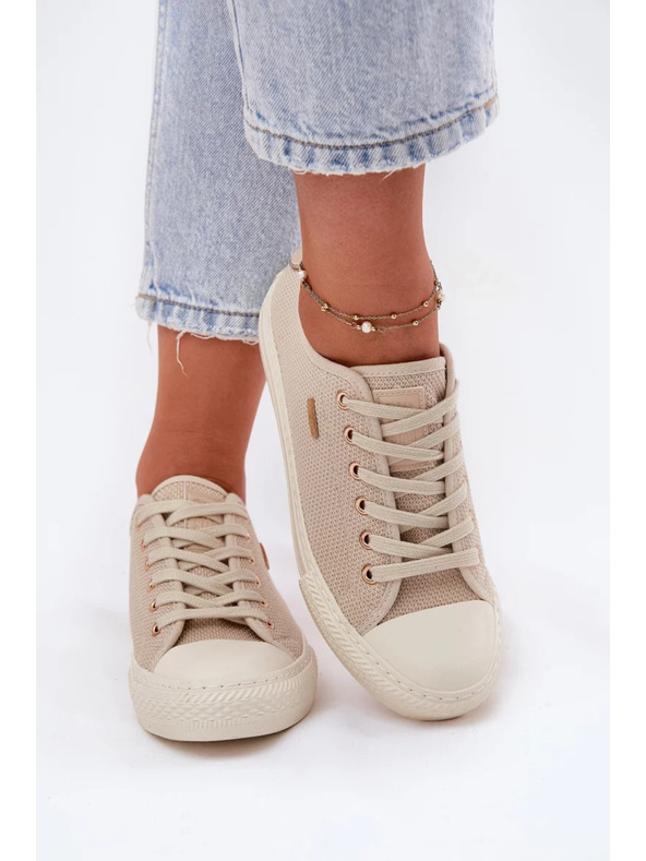 BIG STAR SHOES Ženske platnen superge Big Star – bež