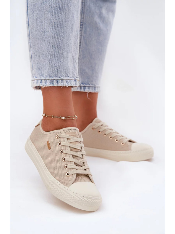 BIG STAR SHOES Ženske platnen superge Big Star – bež