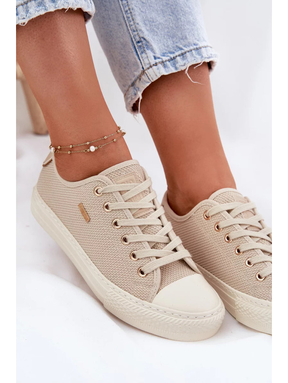 BIG STAR SHOES Ženske platnen superge Big Star – bež