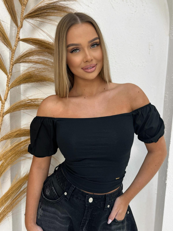 Edoti Črna ženska bluza