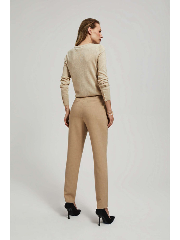 Moodo Bež hlače mel