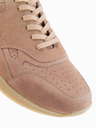 Ombre Clothing Moške lahke semiš superge v športnem slogu - bež