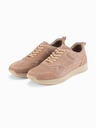 Ombre Clothing Moške lahke semiš superge v športnem slogu - bež
