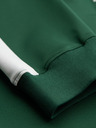Ombre Clothing Moške trenirka hlače s kontrastnim obrobjem - temno zelene