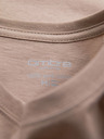 Ombre Clothing Moška klasična bombažna majica BASIC - peščena