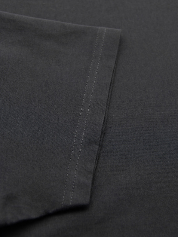 Ombre Clothing Moška klasična bombažna majica BASIC - siva