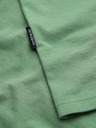 Ombre Clothing Bombažna klasična moška majica BASIC z V-izrezom - zelena