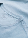 Ombre Clothing Moška klasična bombažna majica BASIC - svetlo modra