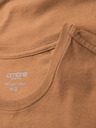 Ombre Clothing BASIC moška klasična bombažna majica - rjava