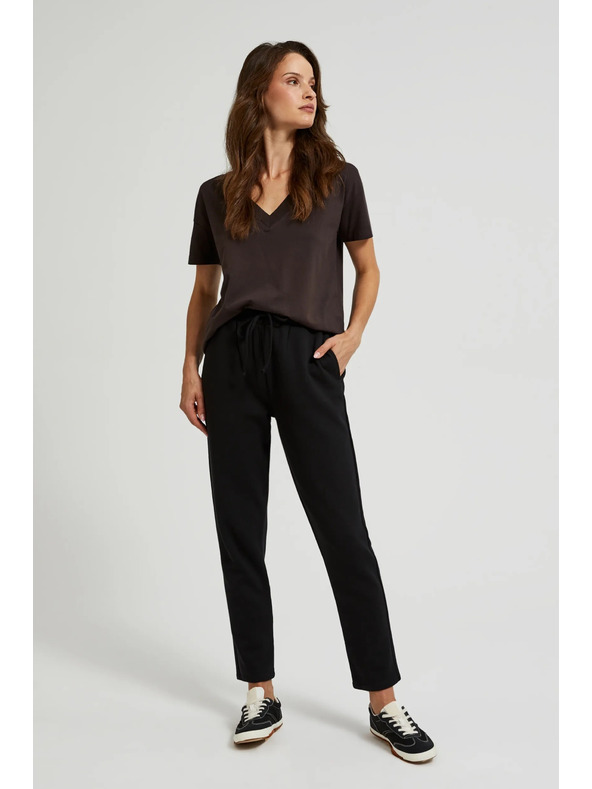 Moodo Rjav ženski t-shirt