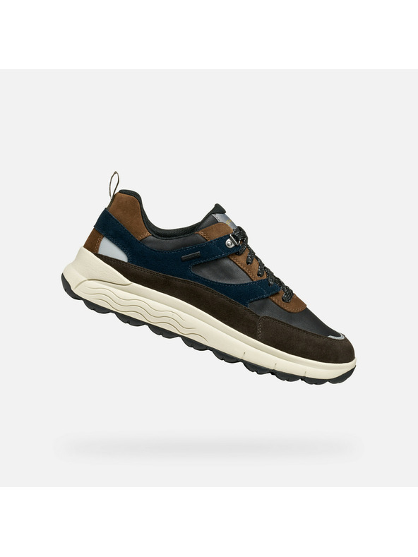 Geox Temno rjavi moški čevlji Geox Spherica 4X4 B ABX