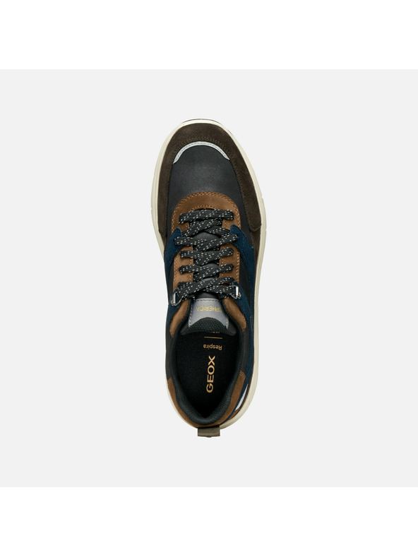 Geox Temno rjavi moški čevlji Geox Spherica 4X4 B ABX