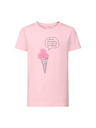NAX Otroška bombažna majica nax NAX OMESO pink