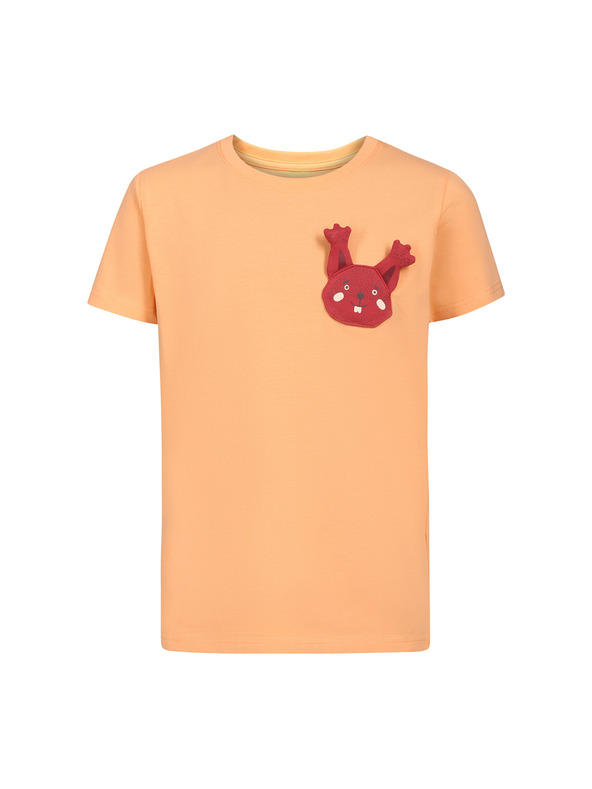 NAX Otroška bombažna majica nax NAX OMESO peach