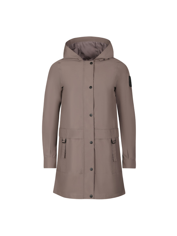 NAX Ženski plašč s ptx membrano nax NAX ARESA driftwood